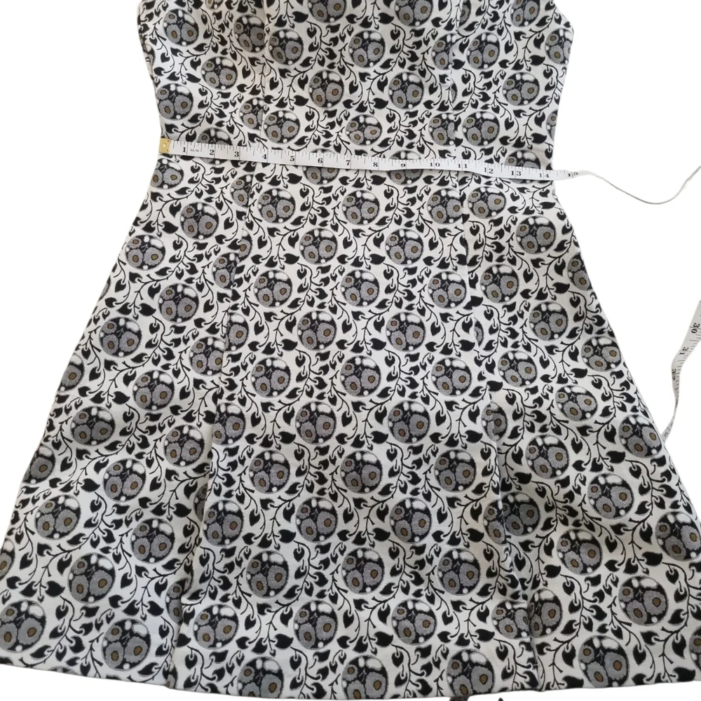 Zara Black and White Floral Dress - Picture 6 of 7